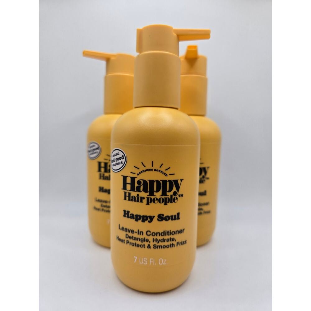 NEW Happy Hair People Happy Soul Leave-In Conditioner 7 fl oz Lot of 3